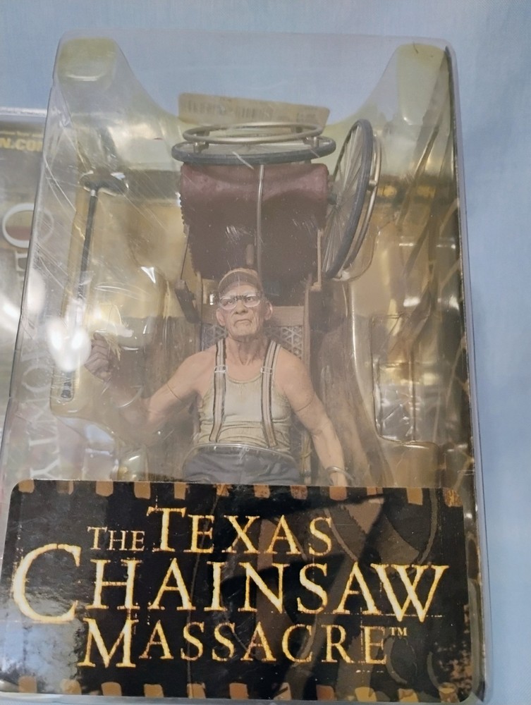 VINTAGE 2004 MCFARLANE MOVIE MANIACS TEXAS CHAINSAW MASSACRE OLD MONTY FIGURE
