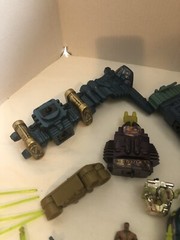 Vintage Battle Builders Parts Lot Toy Biz Circa 1995 Includes Action Figure