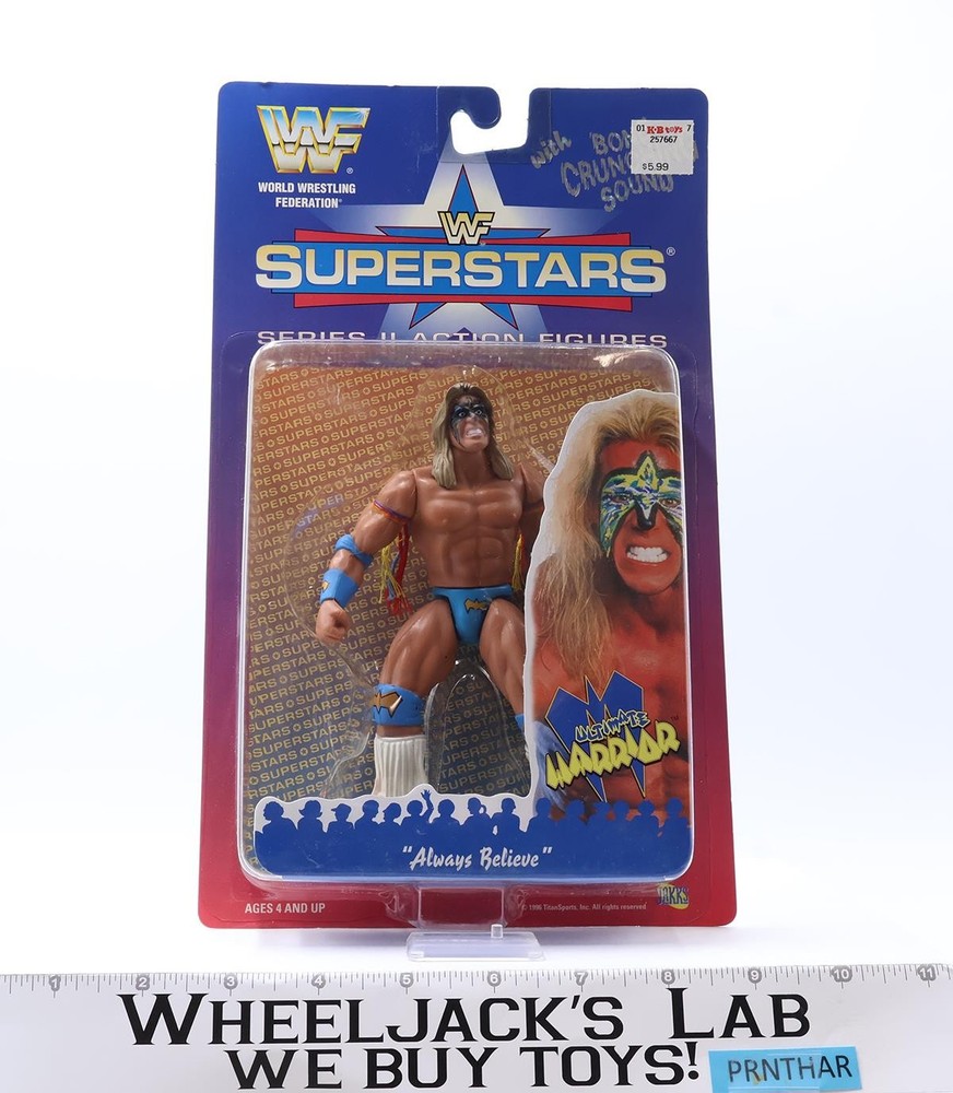 Ultimate Warrior WWF Wrestling Superstars 1996 Jakks Pacific Figure NEW SEALED