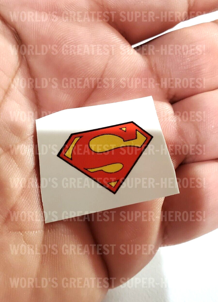 Mego Superman Emblem Reproduction Vinyl For WGSH 8” Action Figure