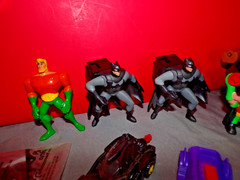 Batman Assorted Random Lot of Fastfood Batmobiles & Batman Figures Joker & More
