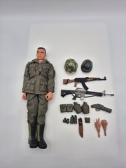 Lot of 21st Century Toys Vietnam Era US Soldier (4 with Accessories) + In Time