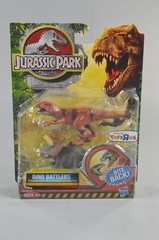 Jurassic Park 2009 Dino Battlers Triceratops VS Tyrannosaurus Rex T-Rex 2 Pack