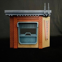 Xanwan’s Freight Kiosk #2 For 6 in (1:12) Figures (Painted)