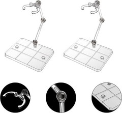 5PC HG144 Adjustable Action Figure Display Holder Base Doll Model Support Stand