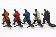 Godzilla Legacy Monster 10 Pieces Set, Multicolour, 3-7Cm, PVC Action Figures