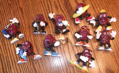 California Raisins Figures Lot of 10 Applause VINTAGE 1980’s Pre-owned Variety