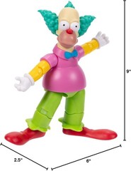 Krusty Collectible Action Figure – 5” from The Simpsons – No Assembly Required