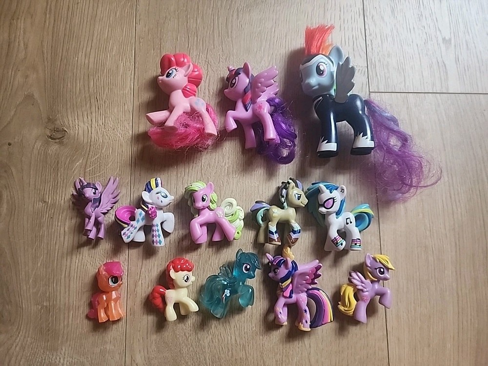 My Little Pony Lot Of 13 Figures Various Ponies Plastic Blind Bag Plus Others