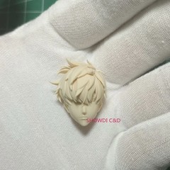 Unpainted 1/12 Sung Jin-Woo Male Head Carving For 6″ Romankey VTOYS SHF Figure