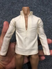 1/6 Custom Han Solo Star Wars Harrison Ford Shirt for body Action Figure 12 inch