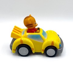 Daniel Tiger Yellow Car Pull-Back Racing Vehicle Racer 2017 Jakks Pacific PBS 6”