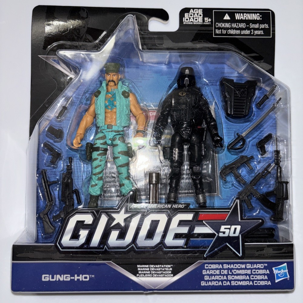 GI JOE 2015 50th Anniversary Marine Devastation – Gung Ho & Cobra Shadow Guard
