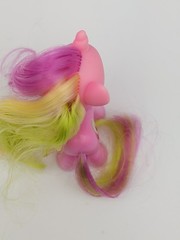 My Little Pony G4 LULU LUCK Brushable Hair Pink Green Horshoes Cutie Mark