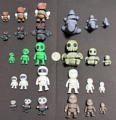 NEW! HALLOWEEN 3D Printed Articulated/Flexible Characters! Multiple Sizes!