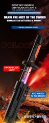 Outdoor Toy Bright Sword Multi-Color Flash LED Light Shine Cosplay Sword Toy