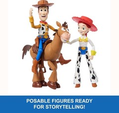 Disney Pixar Toy Story Storytellers Figure 3-Pack Posable Toys Ages 4+