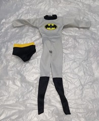 BATMAN GREY CUSTOM CLOTHING Set For Ken Max Steel Hottoys Or Other 1/6 Male Doll