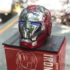 IN US AUTOKING Iron Man MK5 1:1 Helmet Wearable Voice-control Mask Cosplay Gift