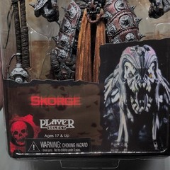 NECA Gears of War 2 Skorge Player Select Action Figure Chainsaw Staff NEW RARE