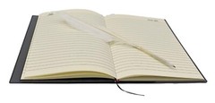 Goldenvalueable Anime Death Note Cosplay Notebook with Feather Pen and Bookmark
