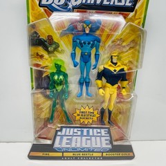 Blue Beetle Fire Translucent Booster Gold Justice League Unlimited 3 pk NIP Rare
