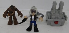 Star Wars Figures and Accessory 3-Piece Lot.