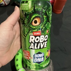 Robo Alive Dino DNA Dinosaur Robot Toy for Child , Light-Up DNA Helix Spine by Z