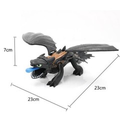 How to Train Your Dragon 9.5″ Toothless and 6.7″ Lightfury 2 Figures Set BULK