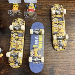 Despicable Me Mixed Lot Minions Toys Figures Fingerboard Mini Skateboards