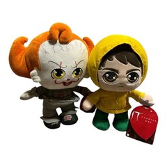 IT Welcome to Derry 8″ PENNYWISE & GEORGIE Plush Horror Dolls