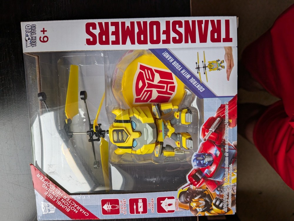 TRANSFORMERS BUMBLEBEE MOTION SENSING HELICOPTER