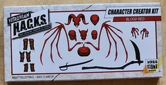 Boss Fight Vitruvian H.A.C.K.S. BLOOD RED Skeleton Character Creator Kit Pack