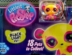 Hasbro Littlest Pet Shop Blacklight Pets Series 1 x1 Mystery Blind Bag