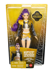 KPop Demon Hunters HUNTR/X Rumi “Golden” Singing Doll in Removable Outfit