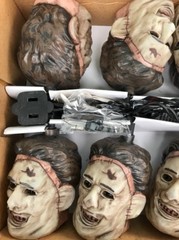NECA The Texas Chainsaw Massacre Leather Face Head Lite Decorative Light Strand