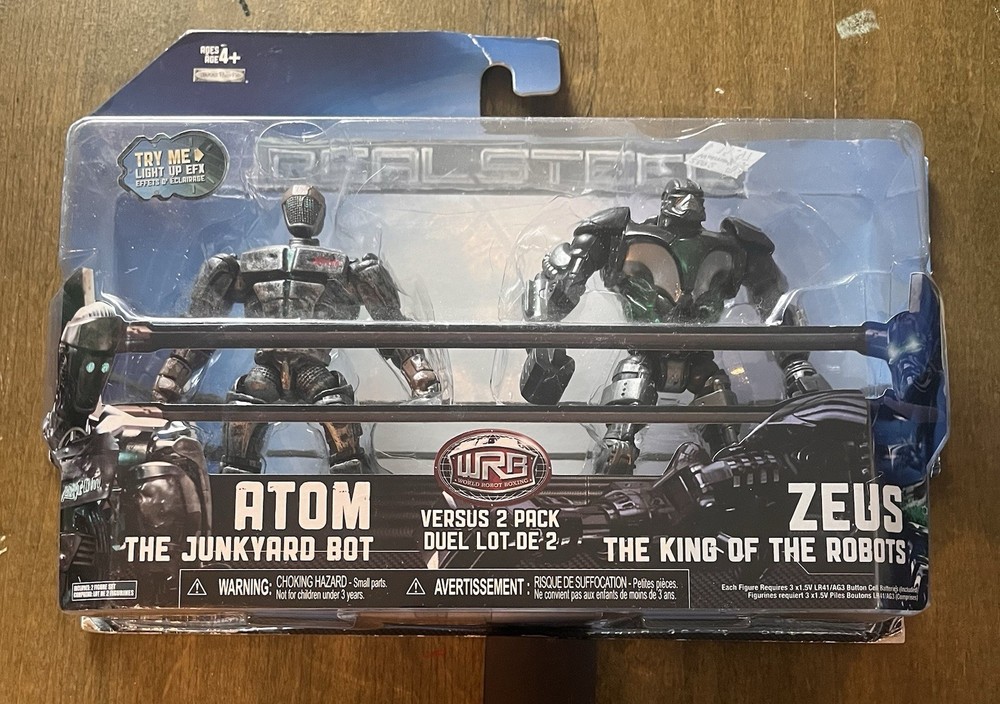 REAL STEEL Atom versus Zeus Action Figure Series 1