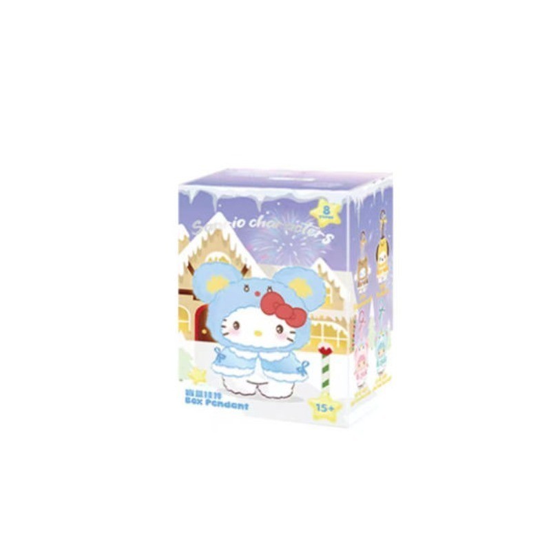 MINISO Sanrio Characters Small Cape Series Blind Box Figures Pendant Plush Toy