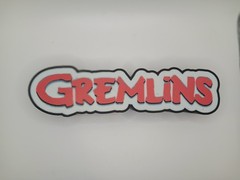 Retro Gremlins logo lightbox sign light box for gremlins collection display
