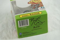SIGNED RUSTY GILLIGAN ADAM BOMB BOX ART Garbage Pail Kids Haggy Maggie GPK