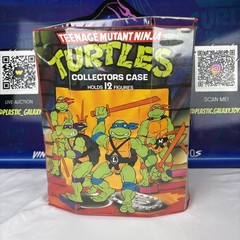 Vintage Playmates TMNT Teenage Mutant Ninja Turtles Case FULL Figures & Weapons