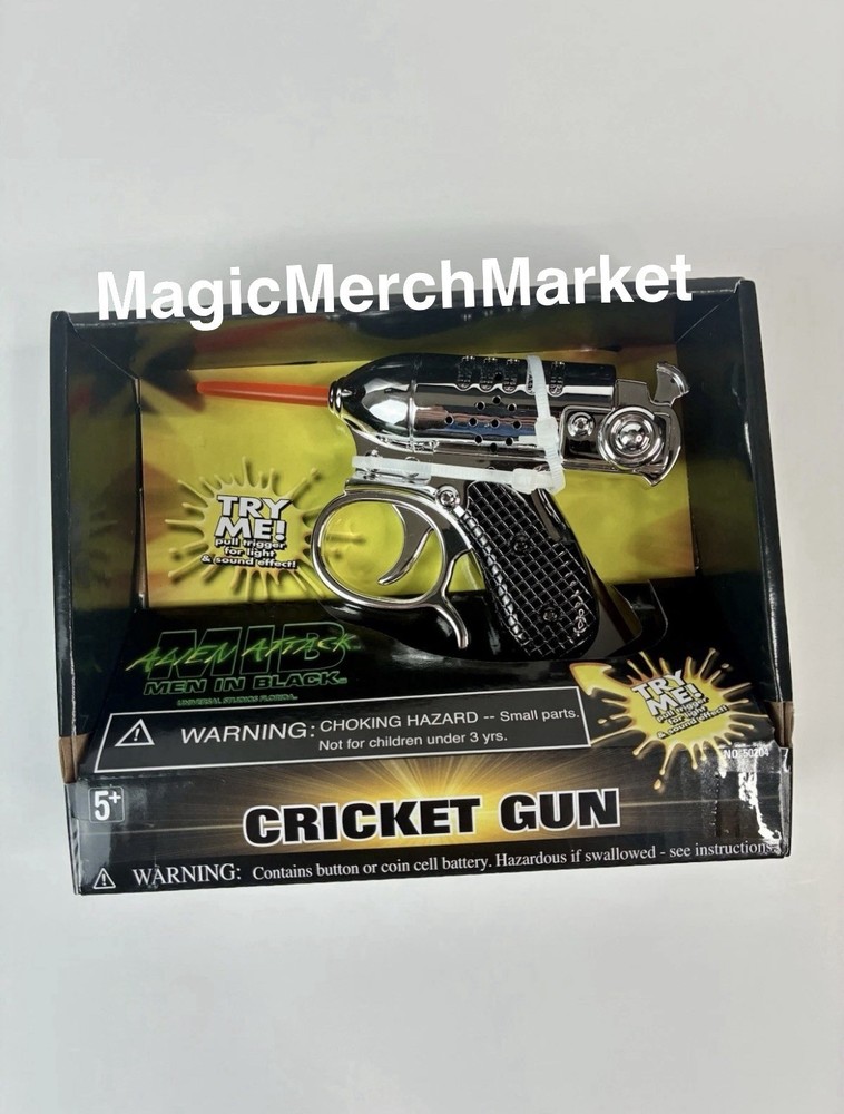 Universal Studios Men in Black Alien Attack Cricket Gun Movie Replica New