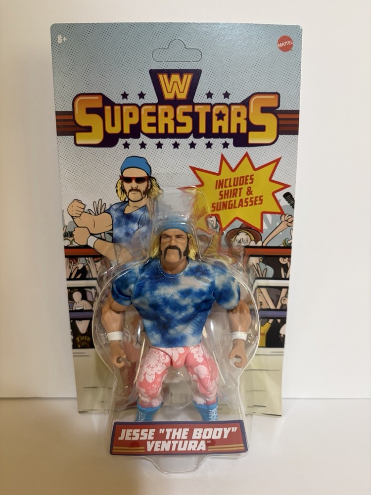 MATTEL WWE SUPERSTARS JESSE THE BODY VENTURA SERIES 18 SEALED AND UNPUNCHED
