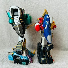 Bandai Japan DX Megazord Power Rangers Wild Force Sentai Gaoranger Gao King set