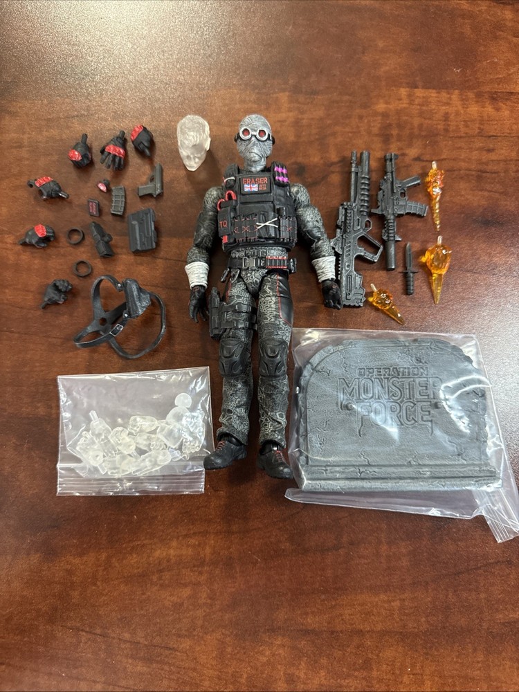 Operation Monster Force Lt. Griffin “The Eraser” Action Figure Complete