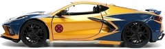 Jada Toys Marvel Wolverine X-Men 1:24 2020 Chevy Corvette Die-Cast Car with…