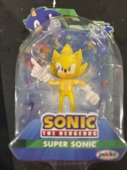 Sonic The Hedgehog Super Sonic 35th Anniversary 2.5” Inch Jakks Pacific IN HAND!