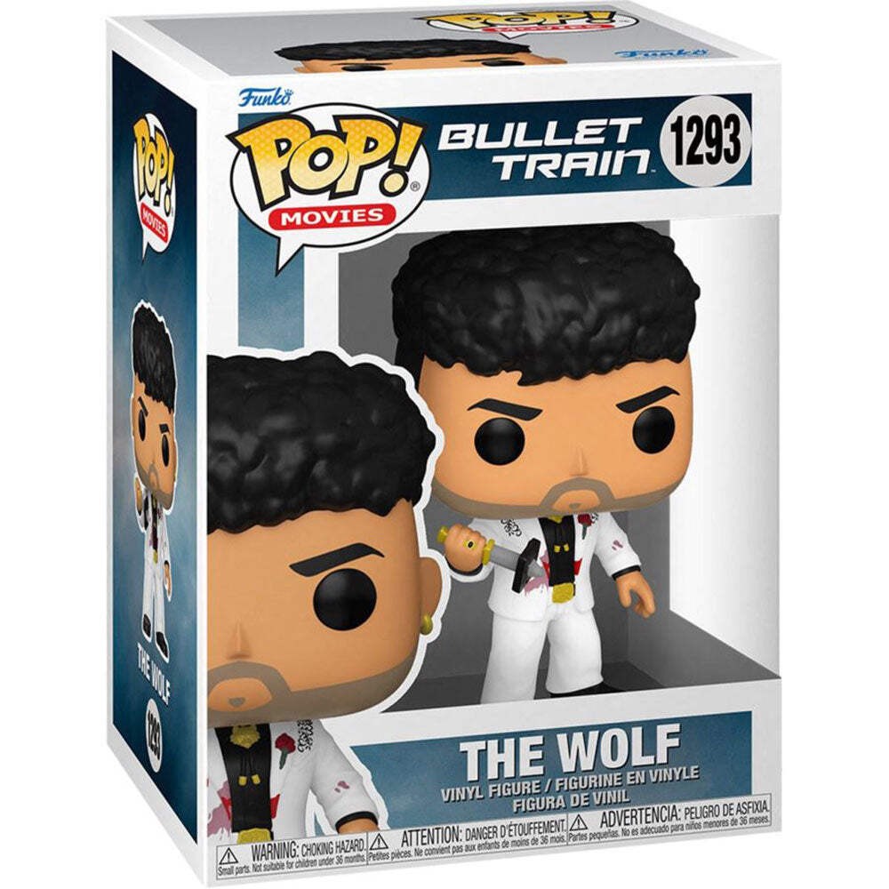 Official Bullet Train The Wolf Pop Vinyl Figure High Quality Ages 3 Years and Up