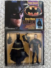1990 Batman Dark Knight Collection 5″ Bruce Wayne Quick Change Figure Kenner
