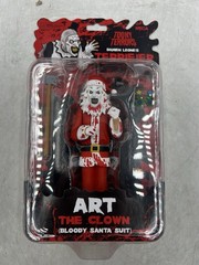 Toony Terrors Terrifier ART THE CLOWN Bloody Santa Suit Action Figure New In Box